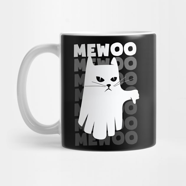 Mewoo Ghost Cat Disapproval by Rebrand